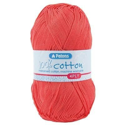 Patons 100% Cotton 4ply Nectarine 1723