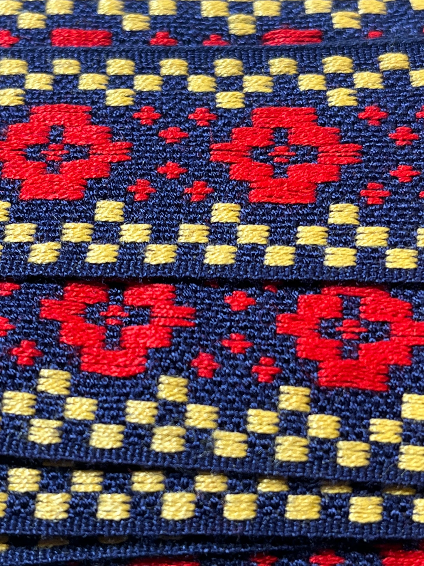 27mm Jacquard Braid Trim (Price Per 25cm) - 3 Styles