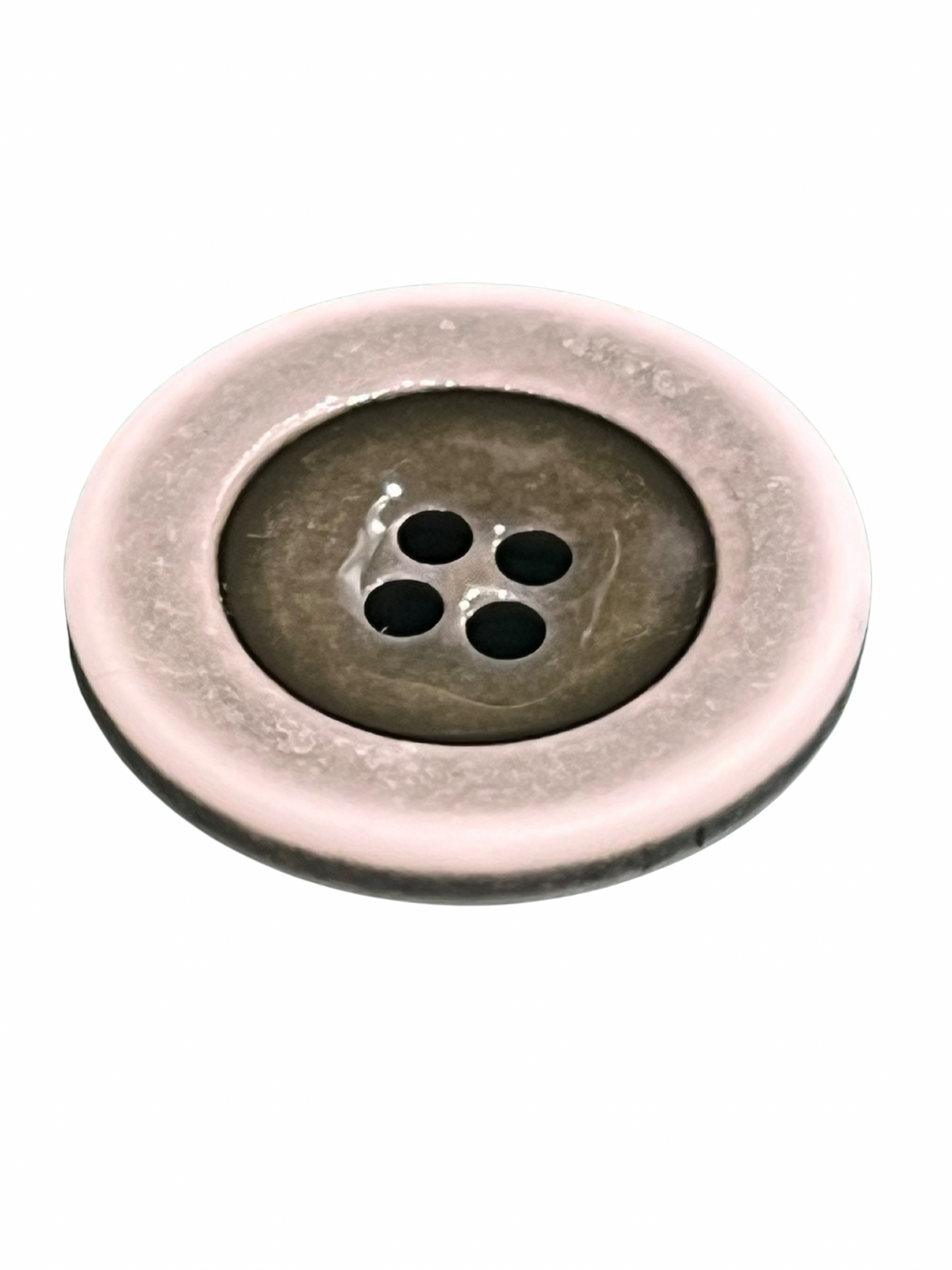 22mm 4 Hole Button - Green/Grey