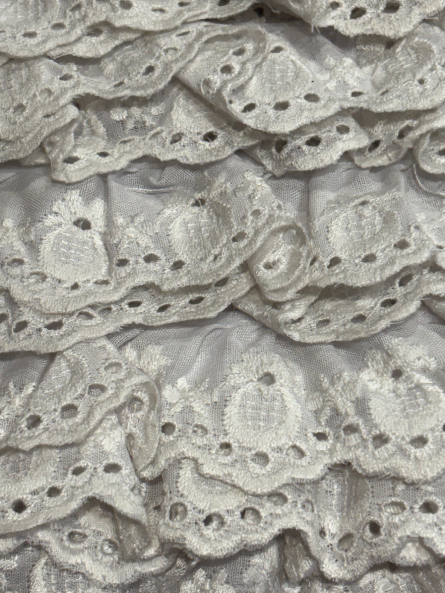 40mm Pineapple Anglaise Frill (Price per 25cm)