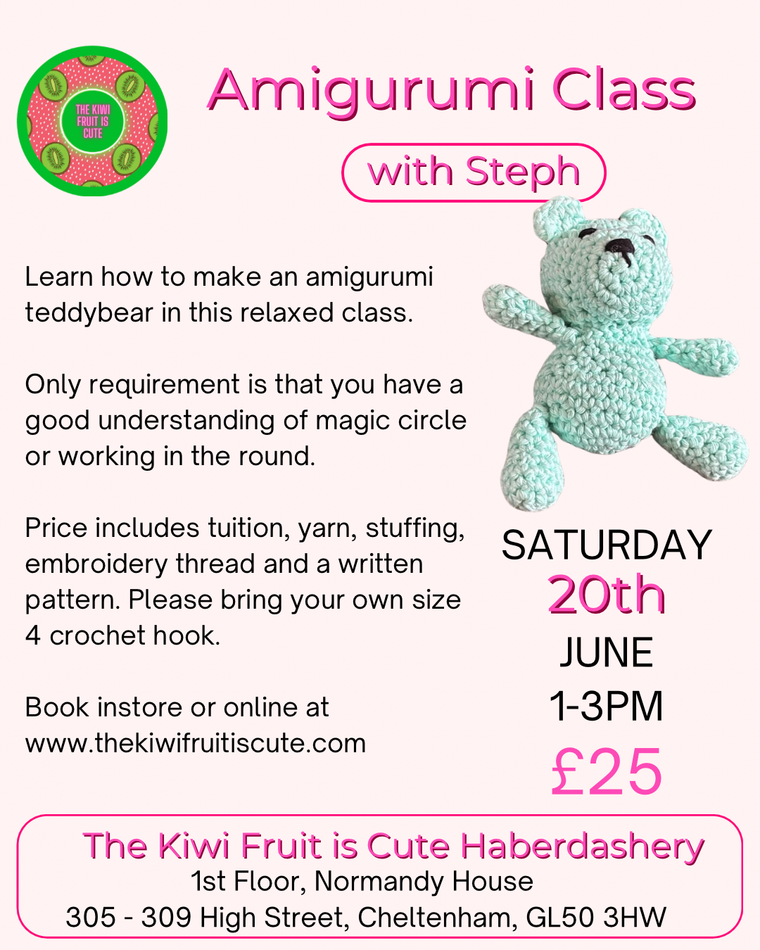 Amigurumi Class 20/06/2026