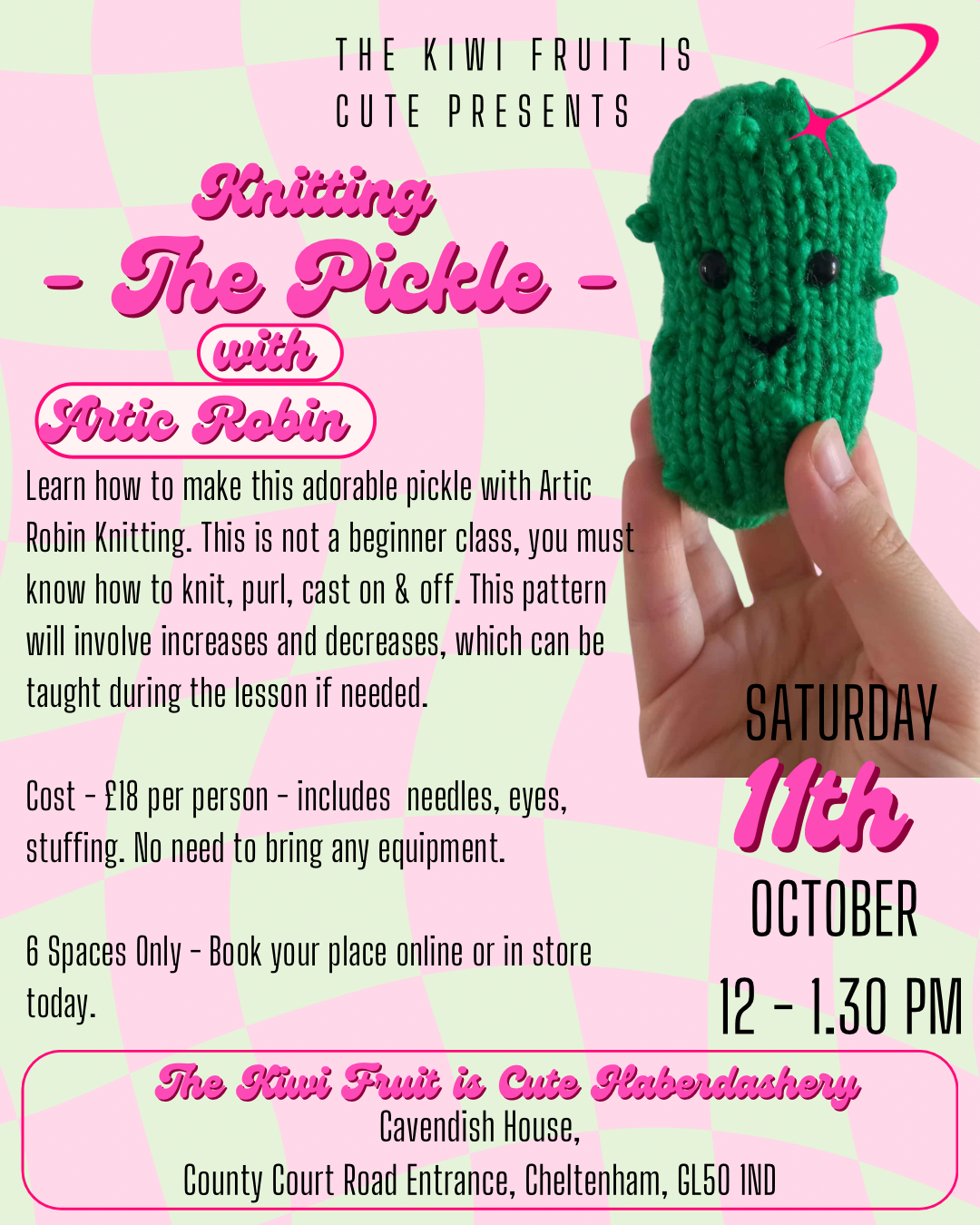 Knitting Session - Pickle