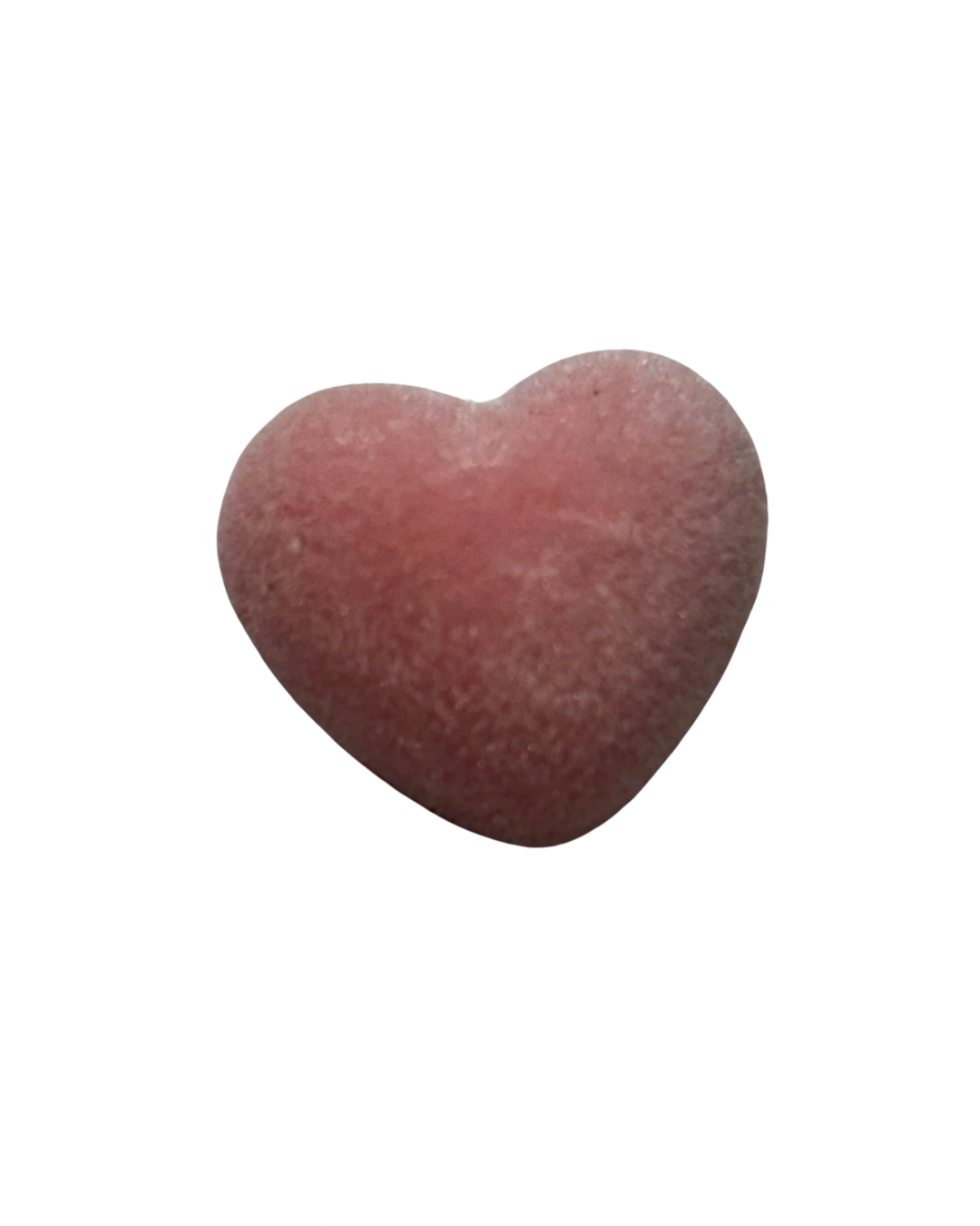 18mm Pink Flocked Heart Nose & Washer