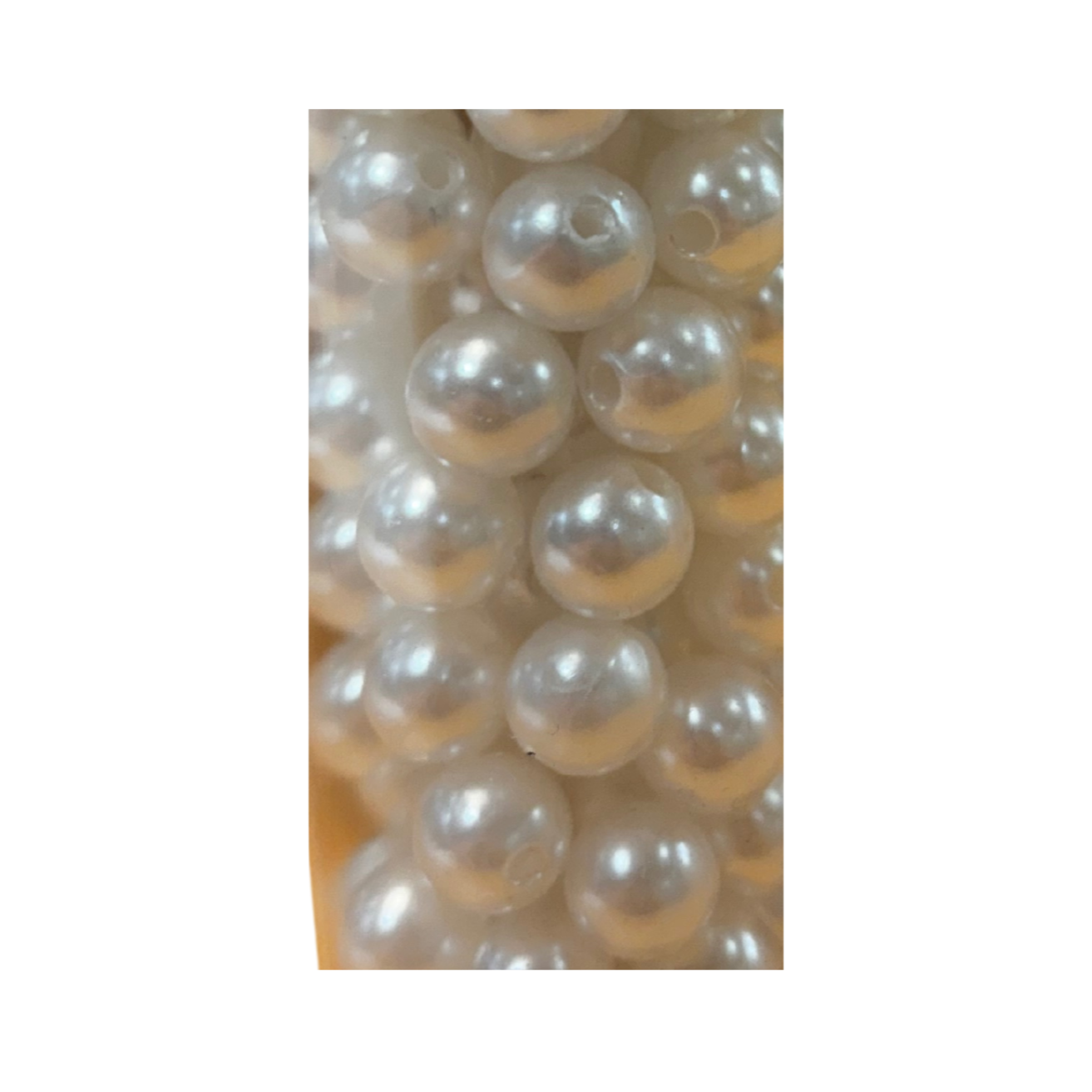 10mm Loose White Pearl Beads (Price Per Gram)