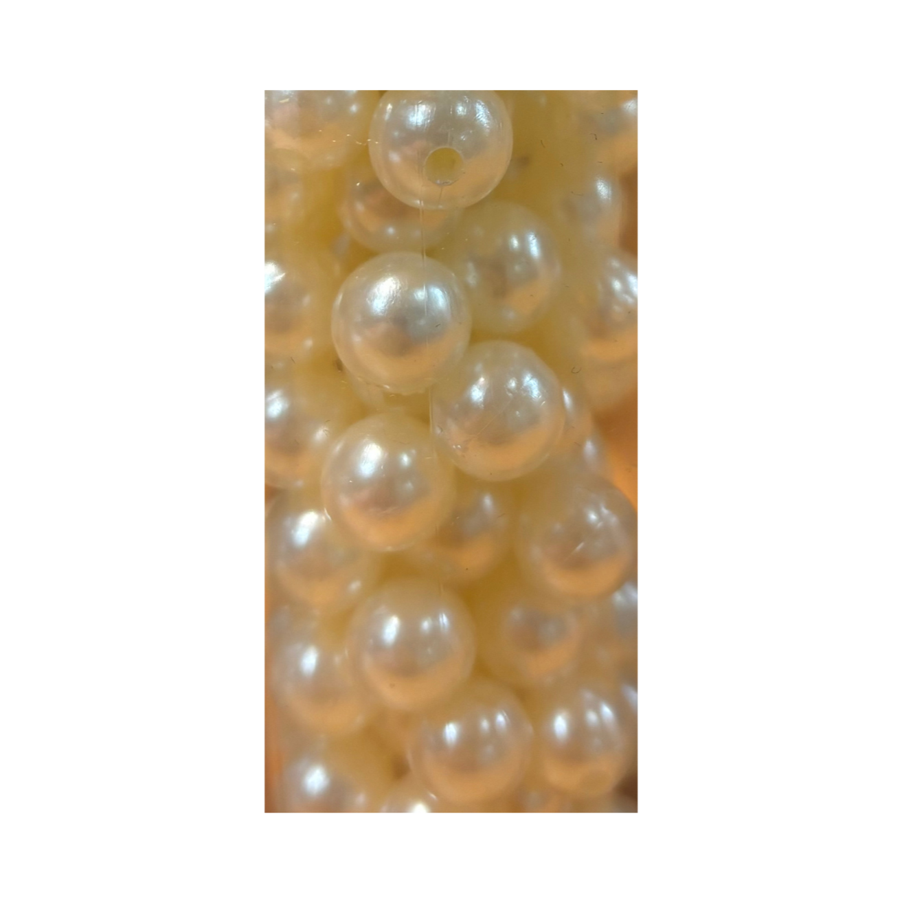 10mm Loose Ivory Pearl Beads (Price Per Gram)