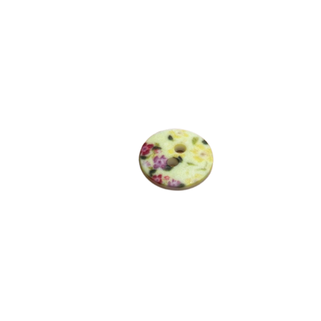 10mm Floral Button