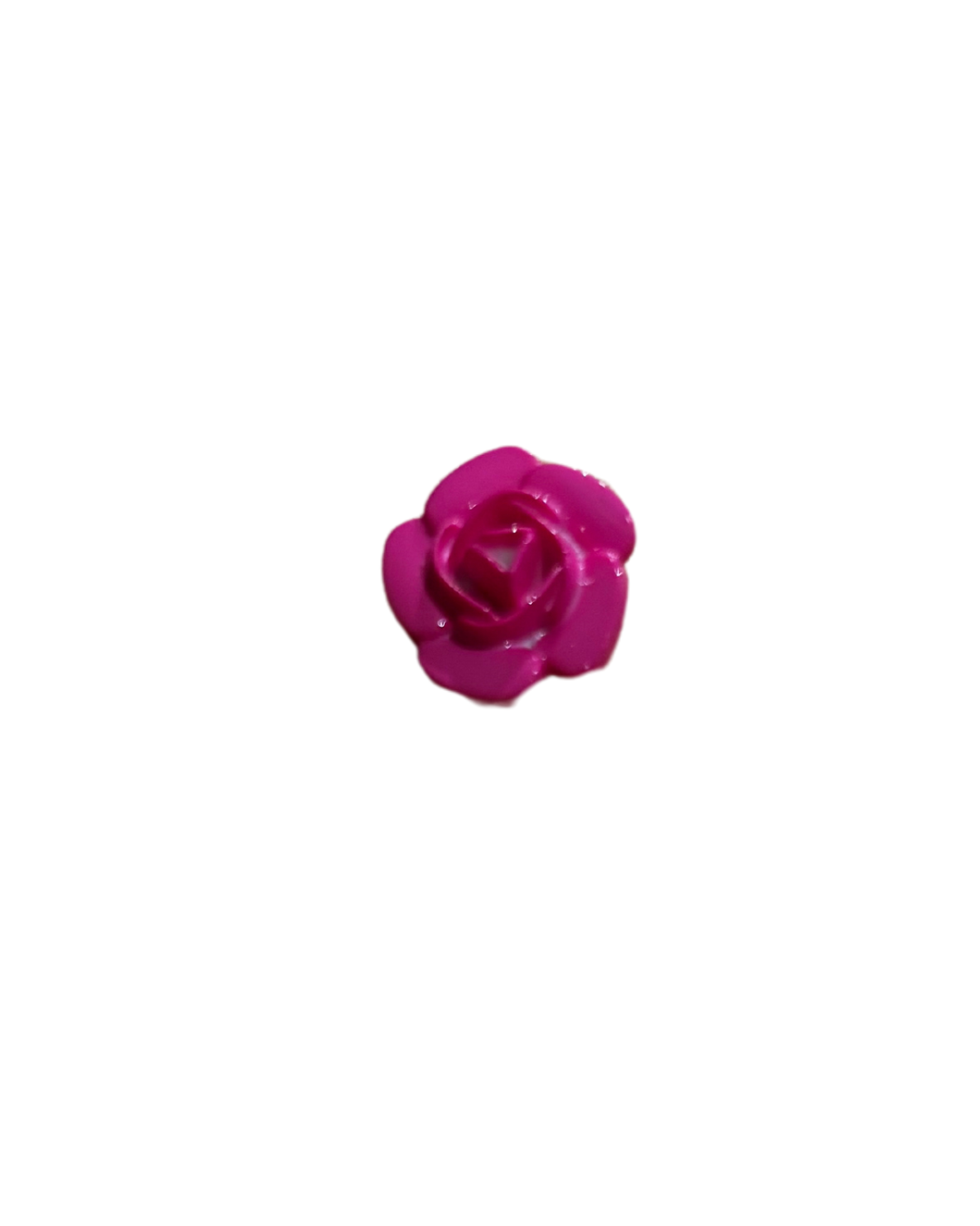 10mm Pink Flower Button