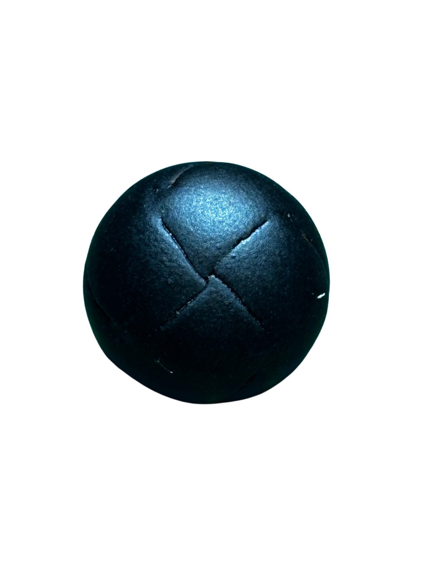20mm Leather Look Football Shank Button - 4 Colours