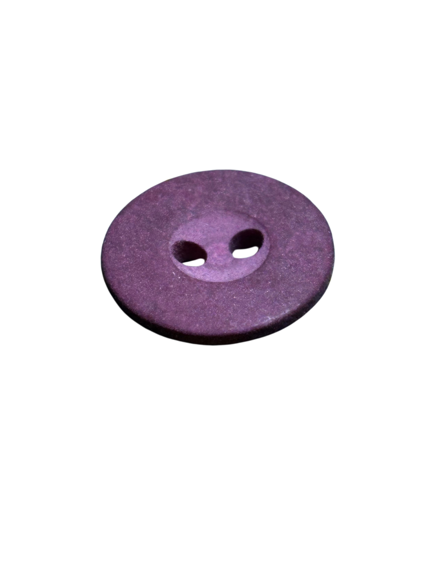 15mm 2 Hole Button - Mauve