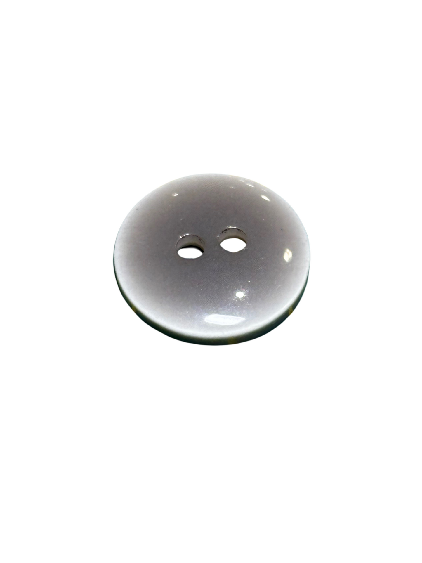 15mm 2 Hole Button - Grey