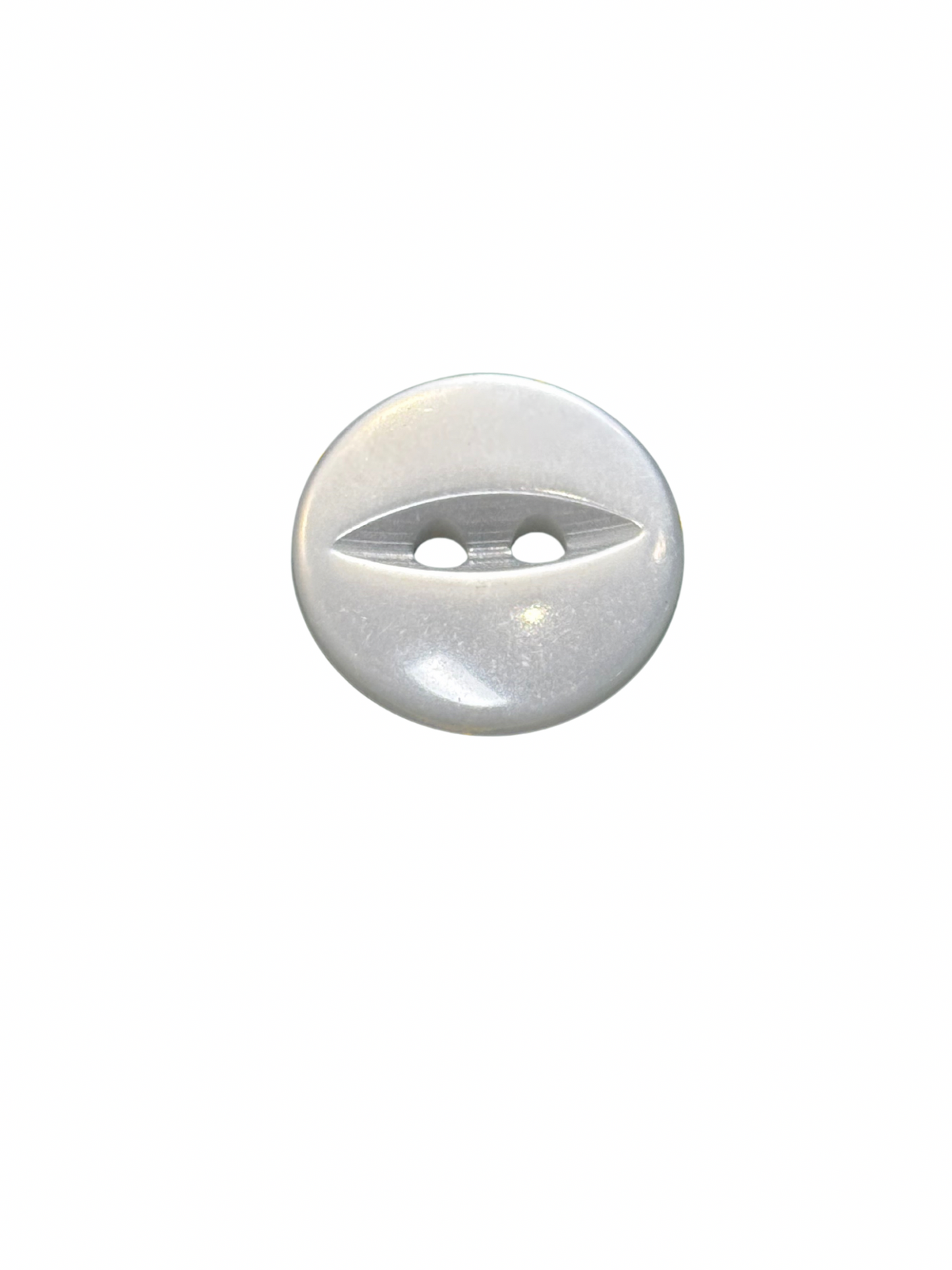 16mm 2 Hole Fisheye Button - Clear