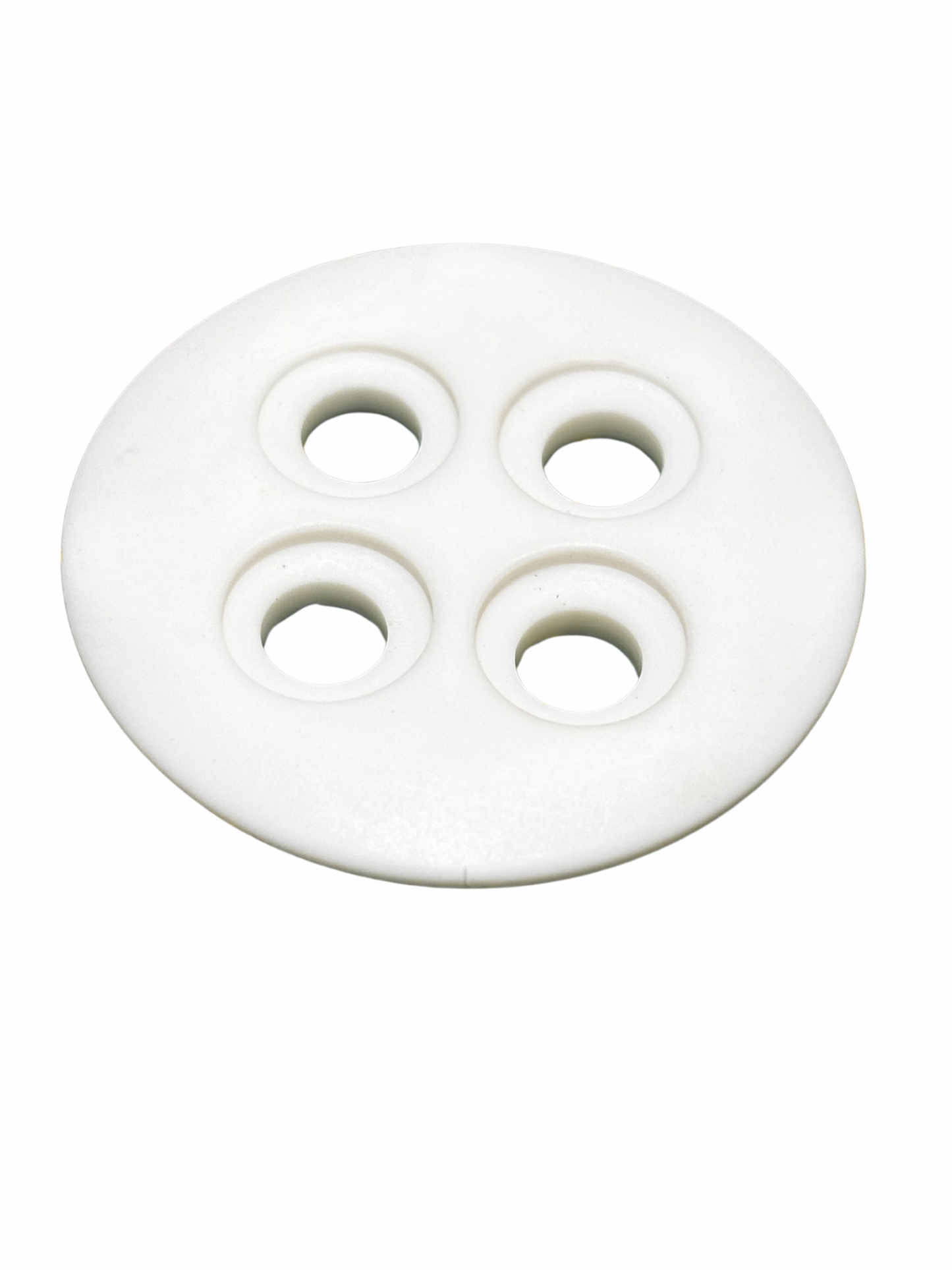 34mm 4 Hole Button - White