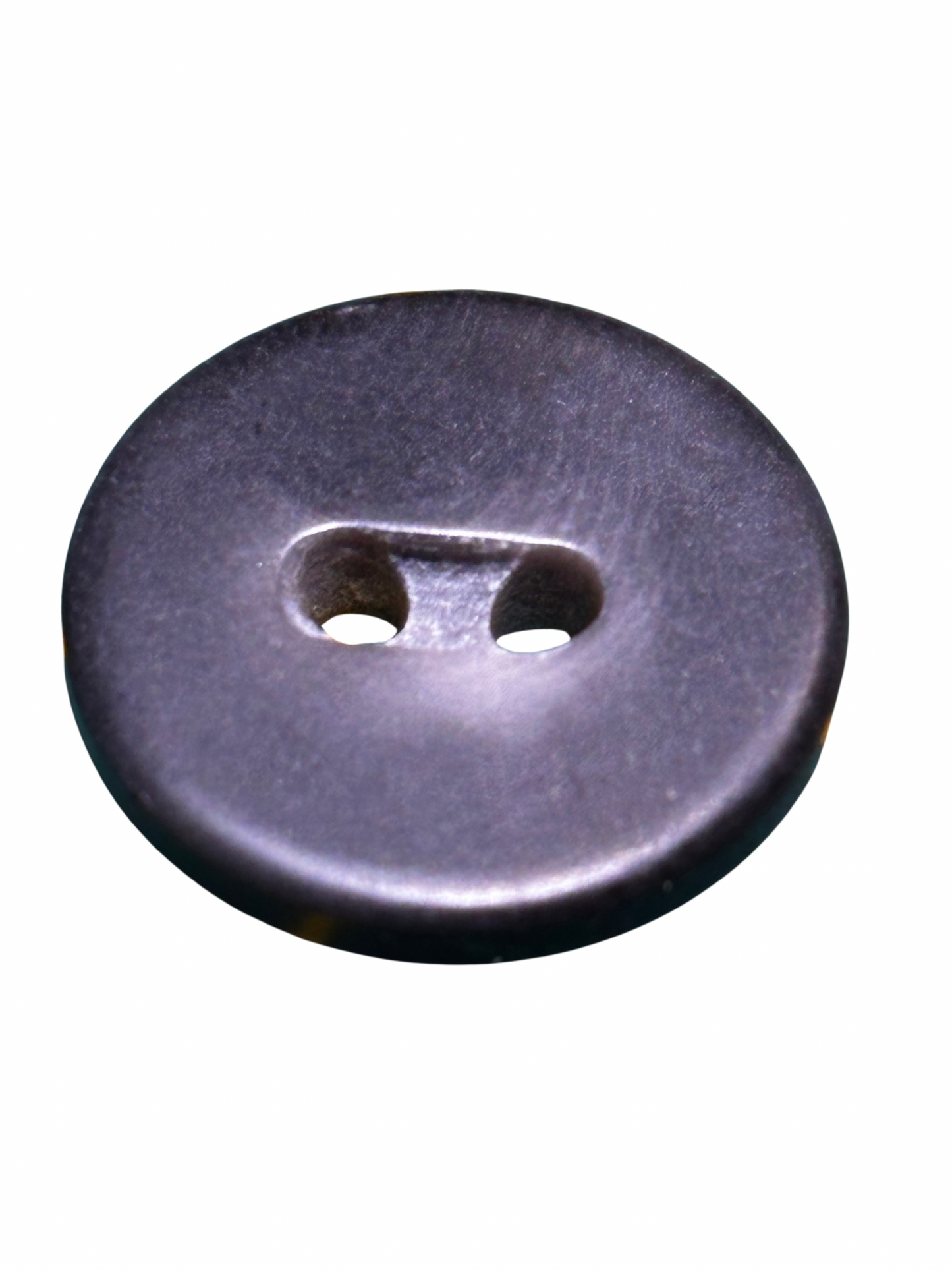15mm 2 Hole Button - Mottle Grey
