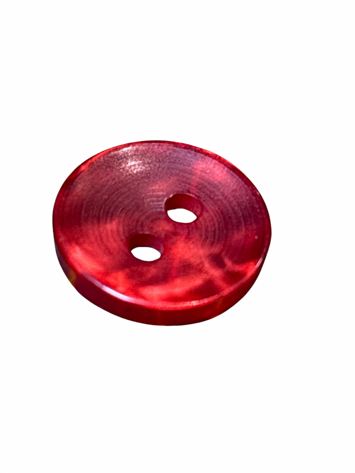 11mm 2 Hole Shirt Button - Rust