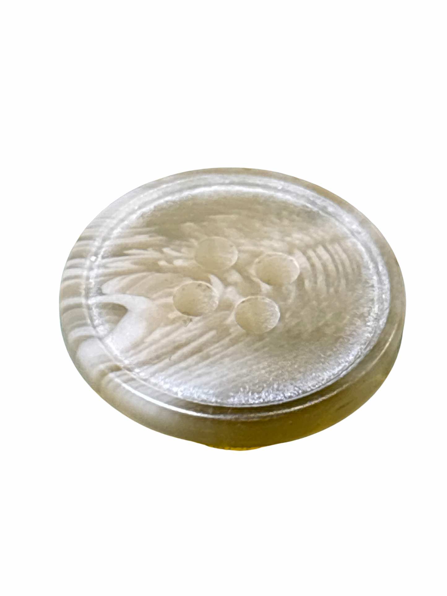 15mm 4 Hole Aran Style Rimmed Button