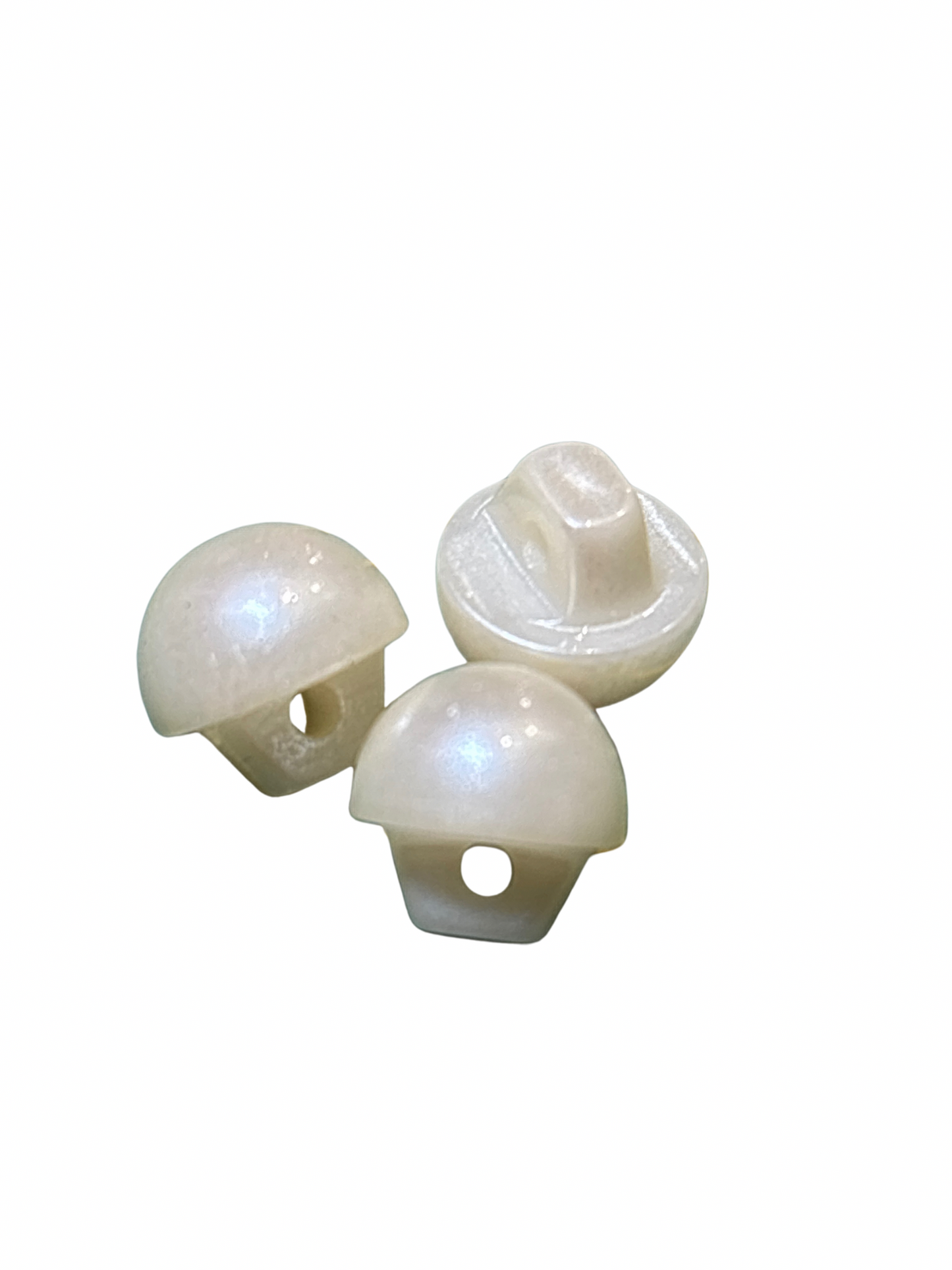 7mm Pearl Shank Button - Ivory
