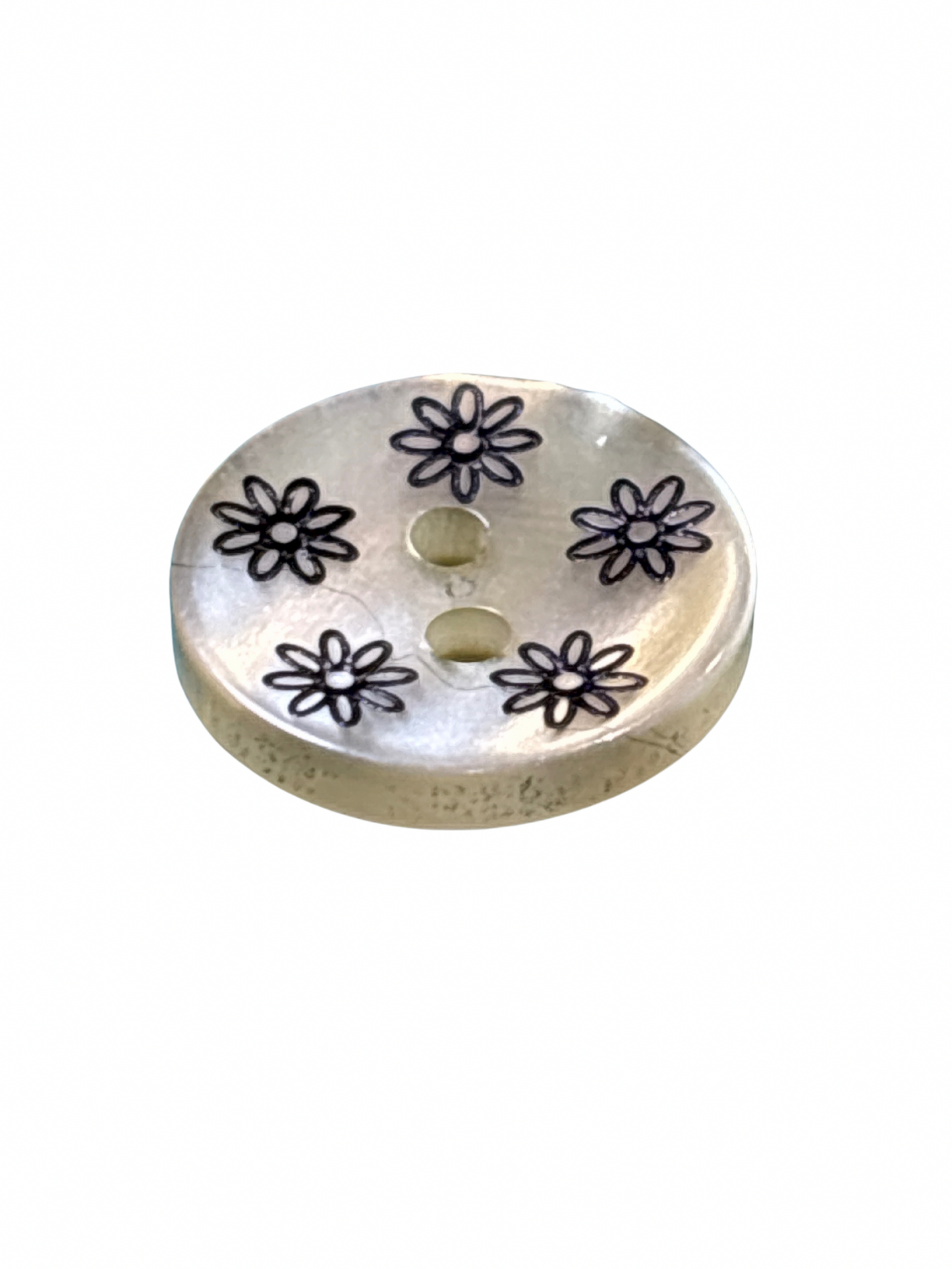 15mm 4 Hole Flower Button