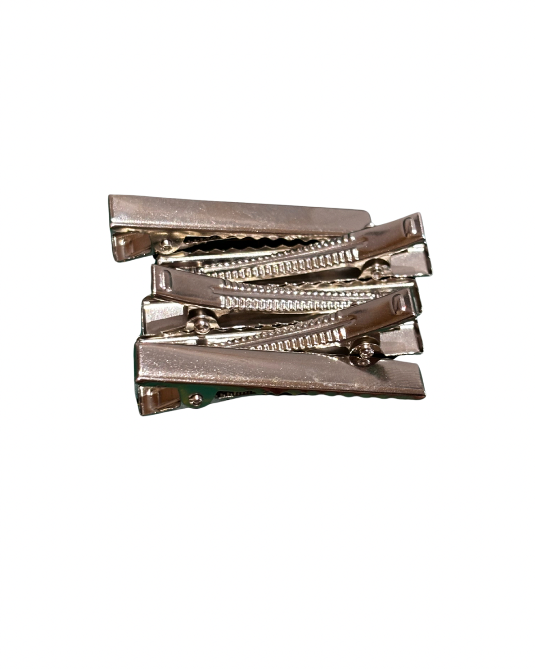 4cm Silver Metal Crocodile Clips (Pack of 5)