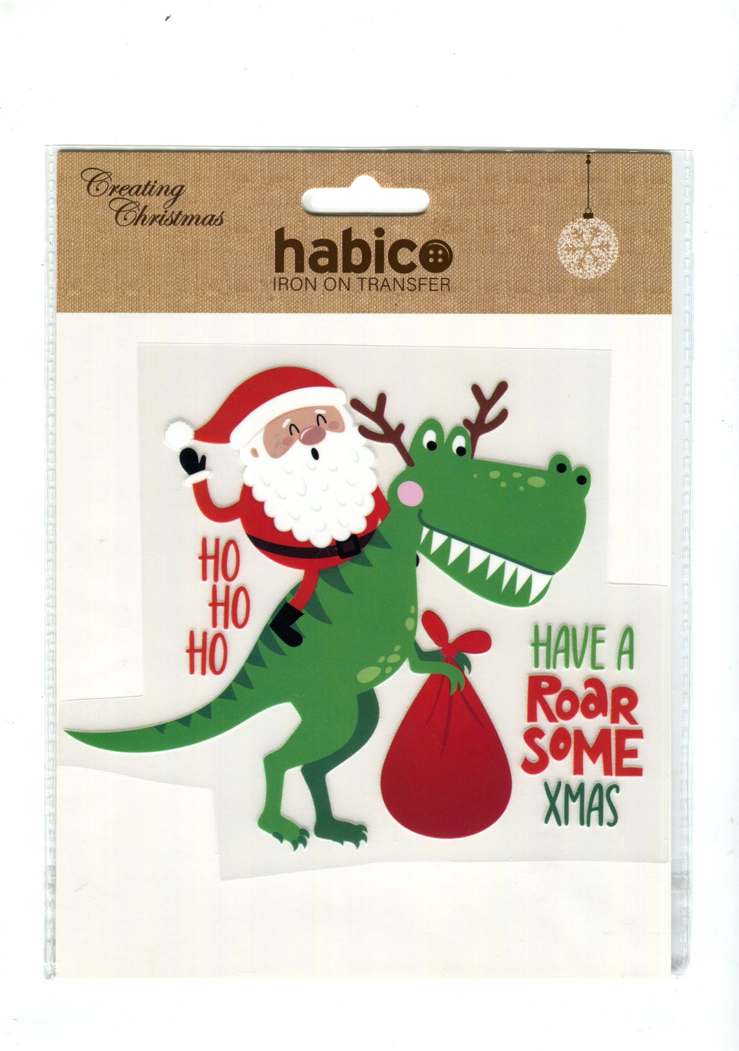Iron on Transfer - Have a Roarsome Christmas