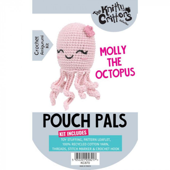 Crochet Amigurumi Kit - Molly the Octopus