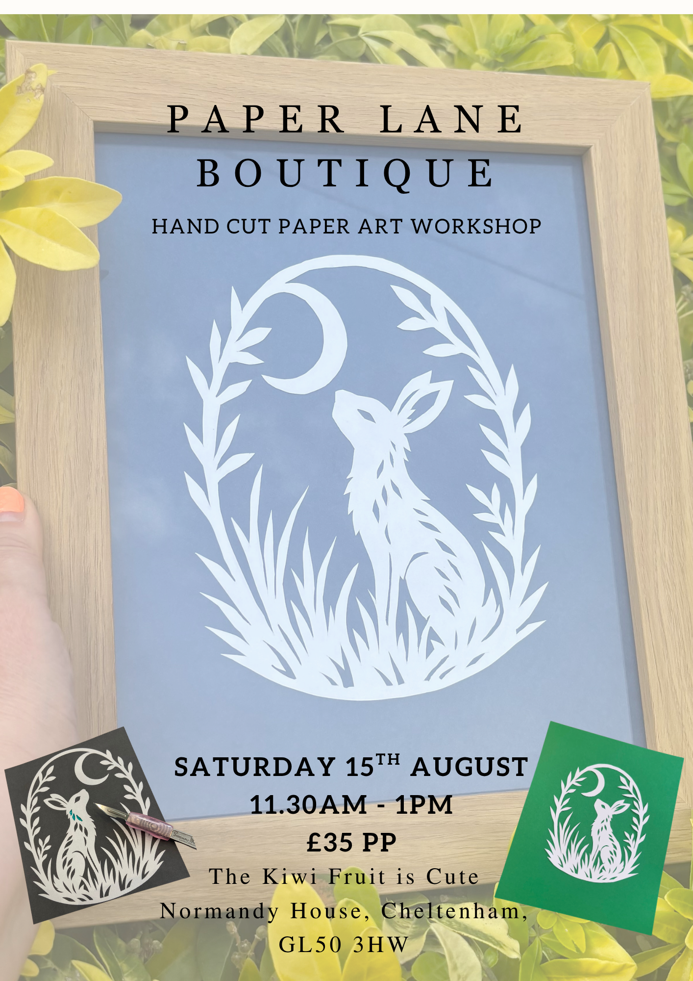 Hand Cut Paper Art Workshop 15/08/2026