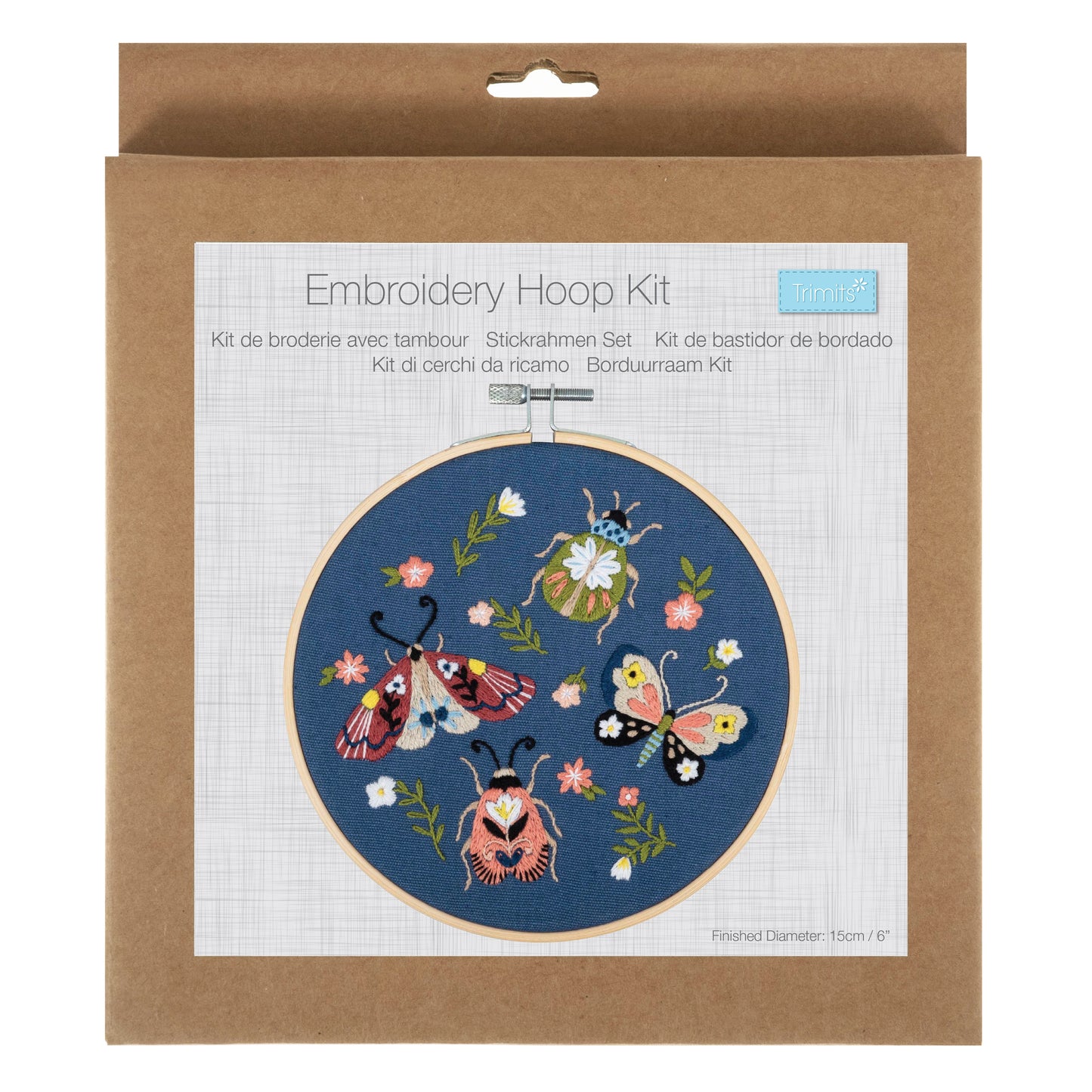 Mini Beasts Embroidery Kit