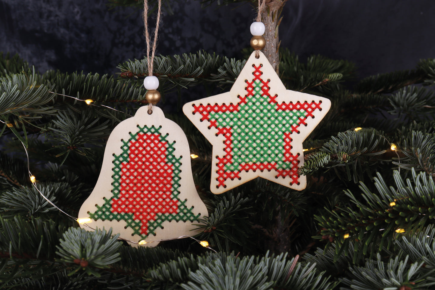 Wooden Cross Stitch Decoration Kit