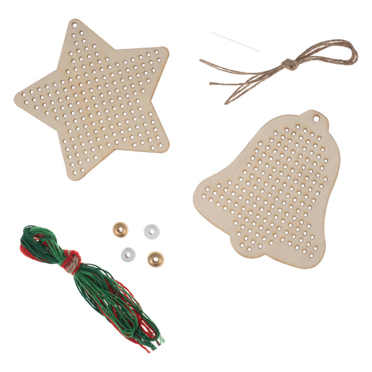 Trimits Wooden Cross Stitch Decoration Kit