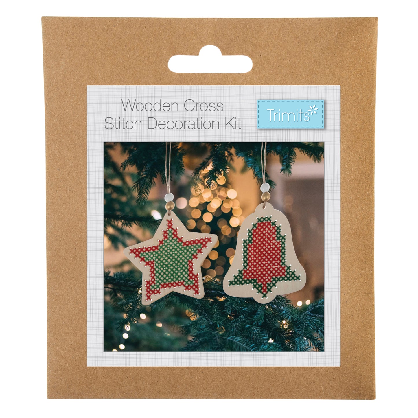 Wooden Cross Stitch Decoration Kit