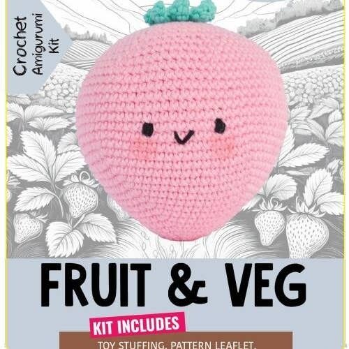 Crochet Amigurumi Kit - Strawberry