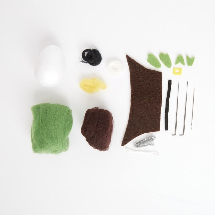 Needle Felting Kit - Halloween Witch Frog