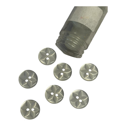 16mm Baby Star 2 Hole Button (Various Colours)