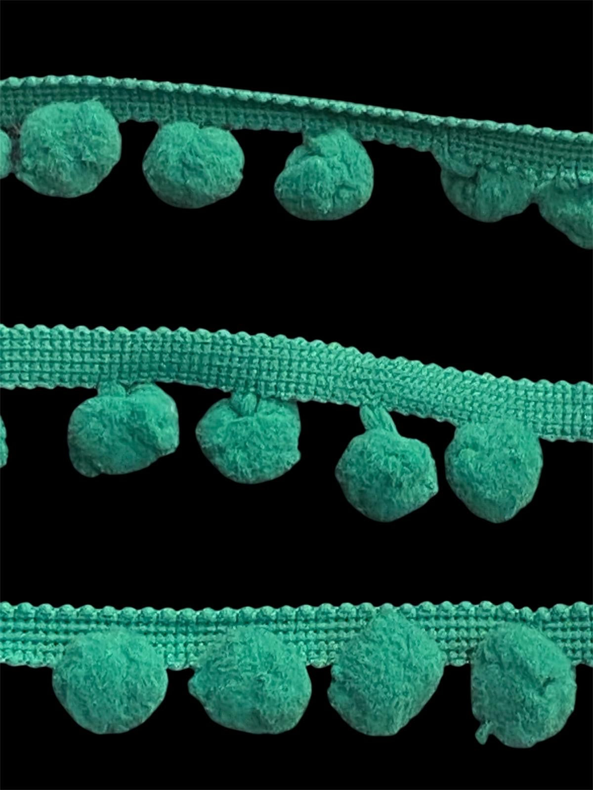 15mm Pom-Pom Trim - 10 Colours (Price per 25cm)