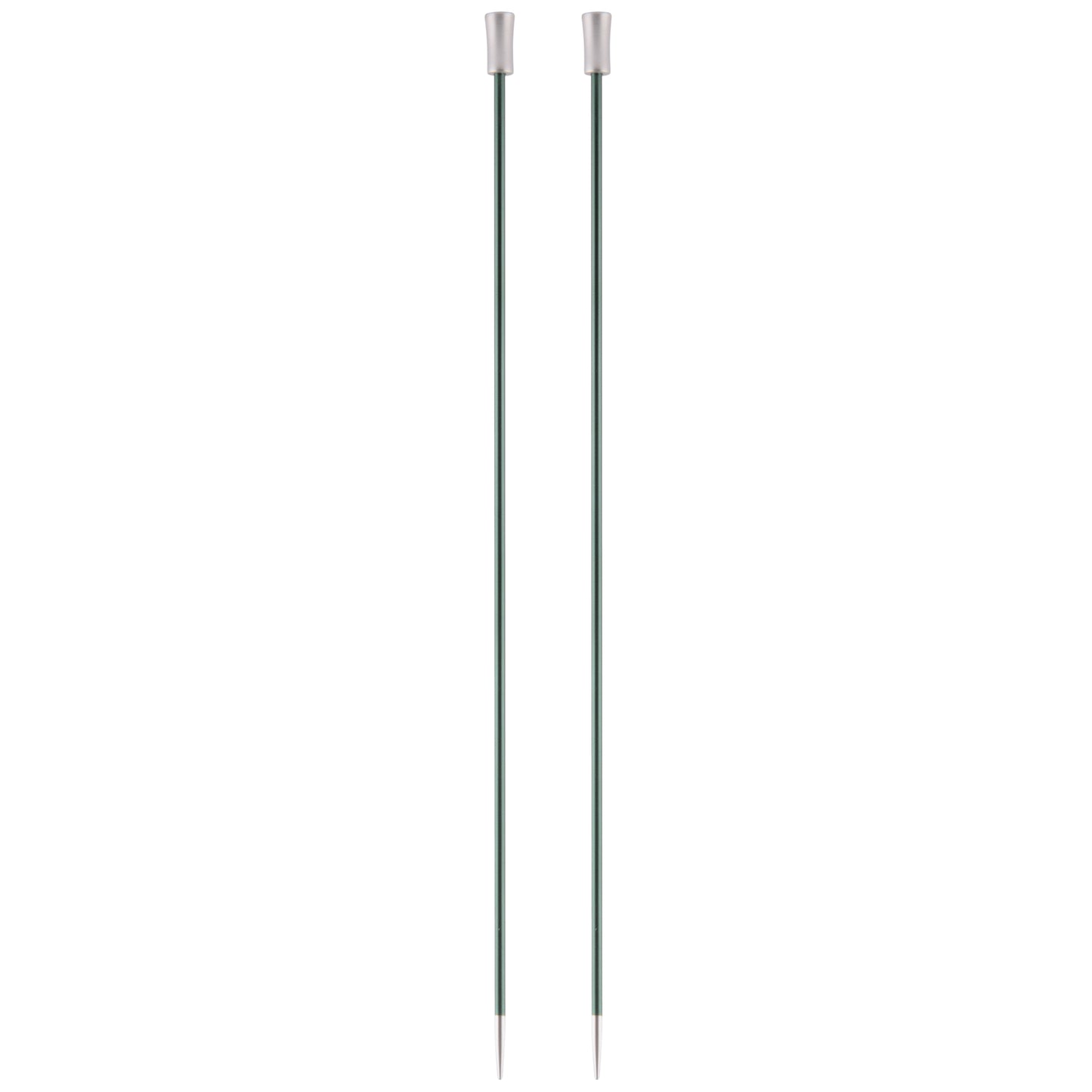 Knit Pro Single Ended Knitting Pins - Zing 30cm (3.75mm-5mm)
