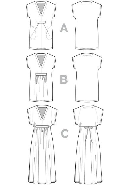 Closet Core Charlie No.12 Caftan Pattern (Physical Pattern)