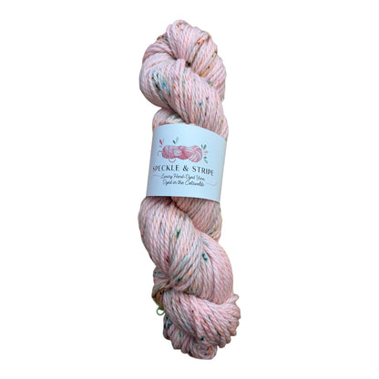 Speckle and Stripe Luxury Hand Dyed Chunky Yarn 100g