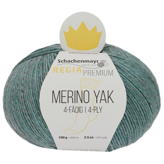 Regia Premium Merino Yak Yarn - Mineral Blue - 07518