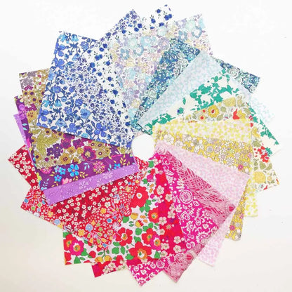 Alice Caroline Liberty 5” Fabric Squares 20pk (various colour-ways)
