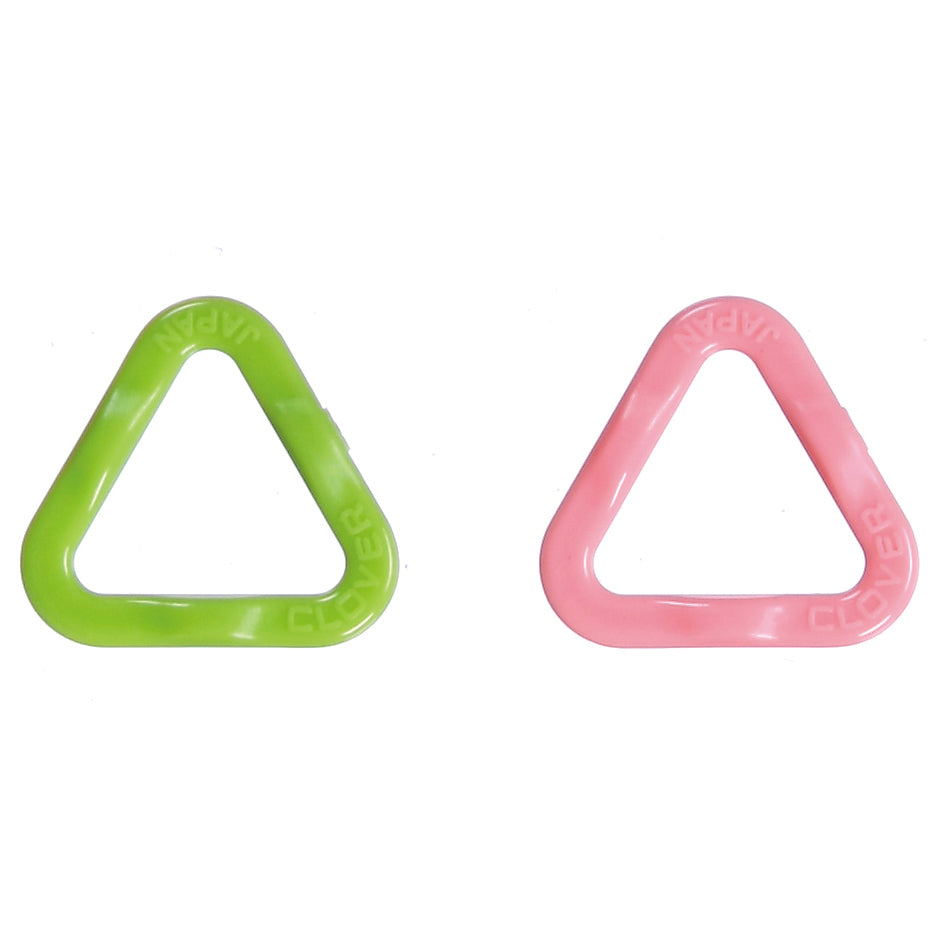 Clover Stitch Markers: Triangle (Small 3.5mm - 5.0mm)