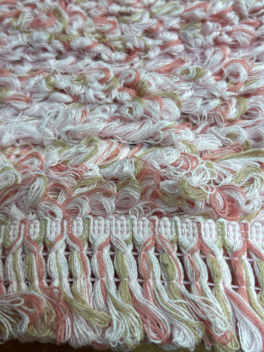 45mm Loop Fringe - Pink & Beige (Price per 25cm)