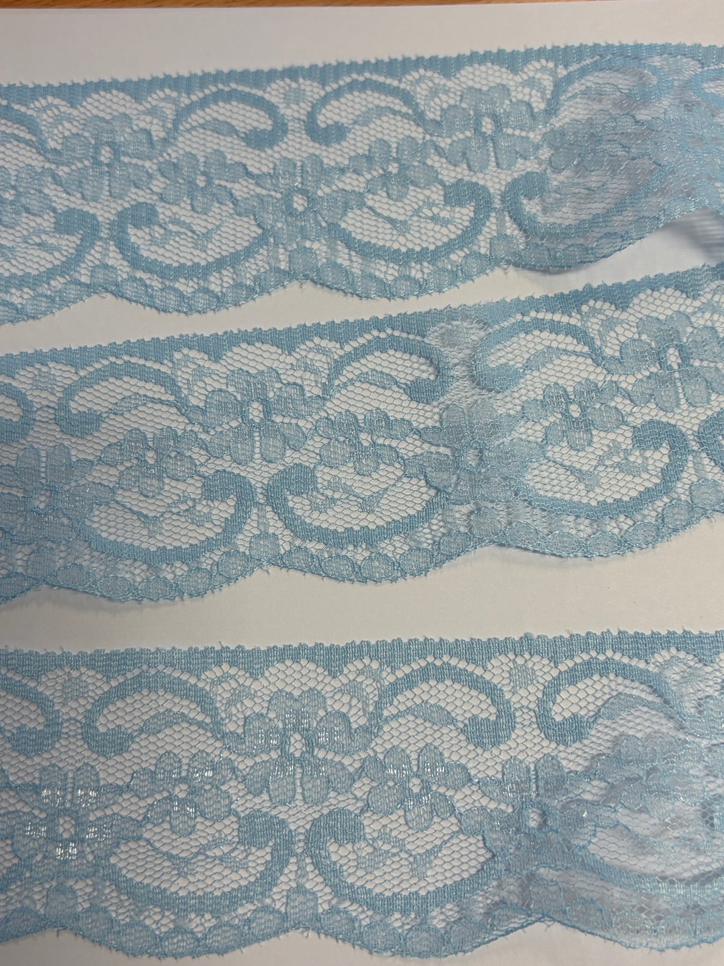 Sew Cool 50mm Floral Lace (Various Colours, Priced per 25cm)