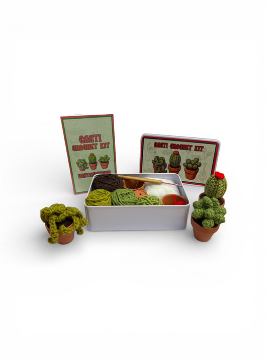 Cacti Crochet Kit - Made by Carol