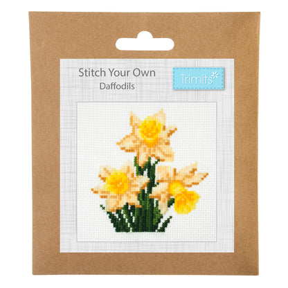 Trimits Counted Cross Stitch Kit Mini Daffodil