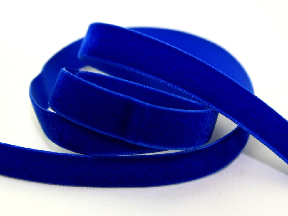 22mm Velvet Ribbon - 3 Colours (Price per 25cm)