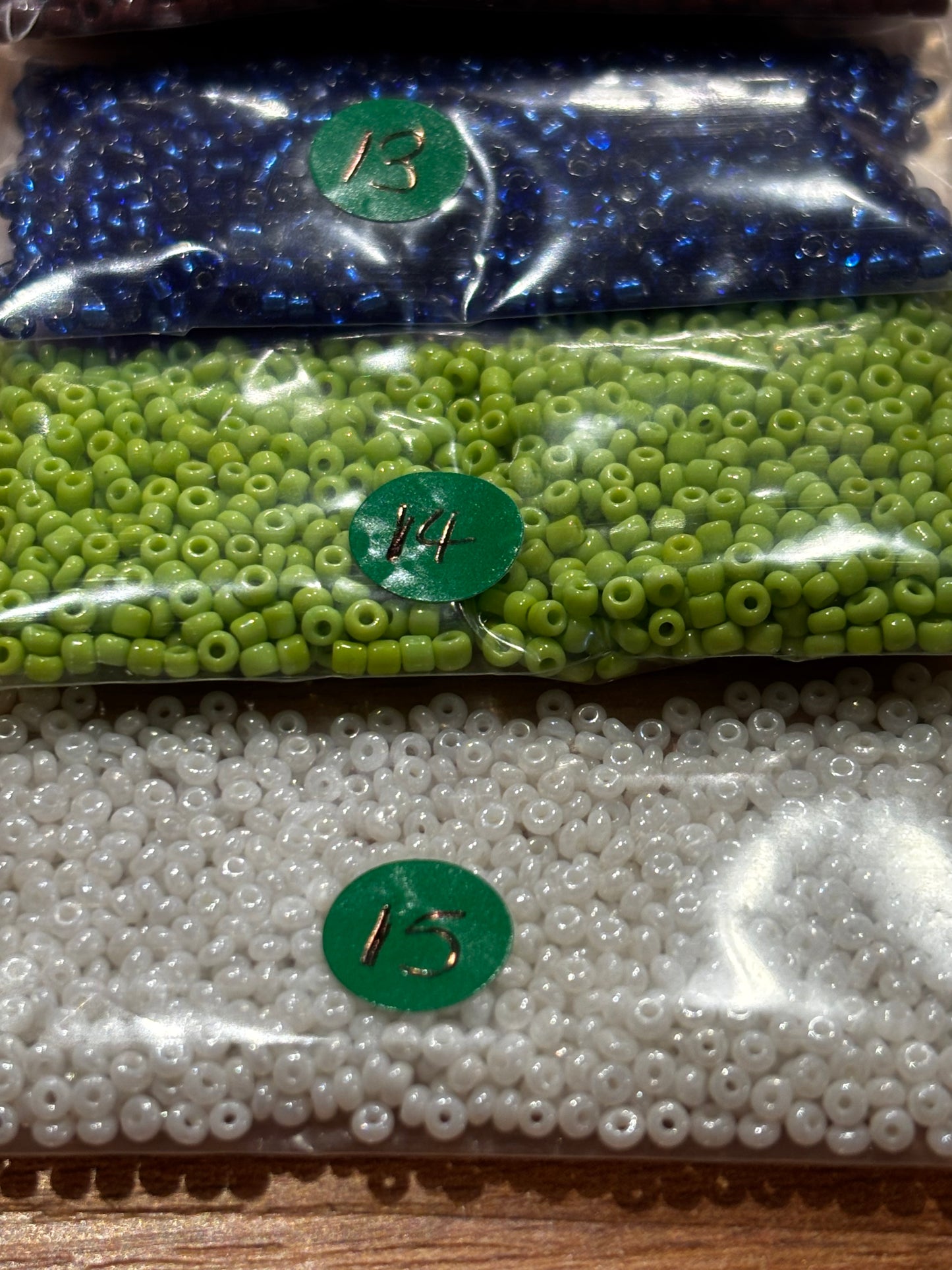 Seed Beads - 10g Pack (15 Colours available)
