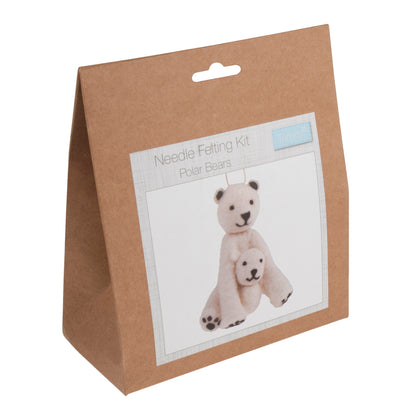 Trimits Needle Felting Polar Bears Kit