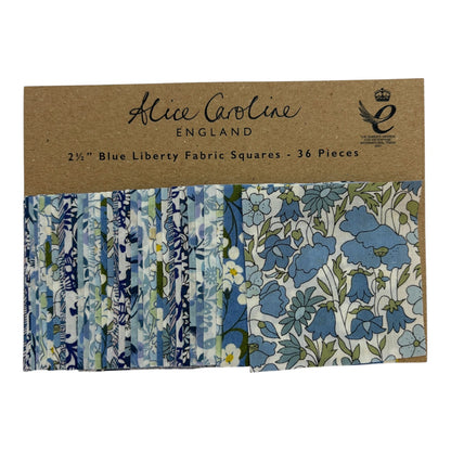 Alice Caroline Liberty 2.1/2” Fabric Squares 36pc (various colours)