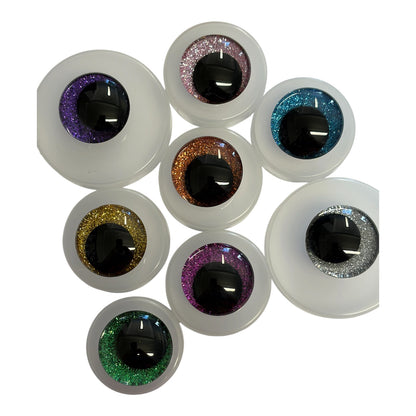 30mm Glitter Toy Safety Eye Pair (various colours)
