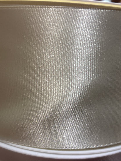 70mm Double Face Satin Ribbon - 2 Colours Available (Price per 25cm)