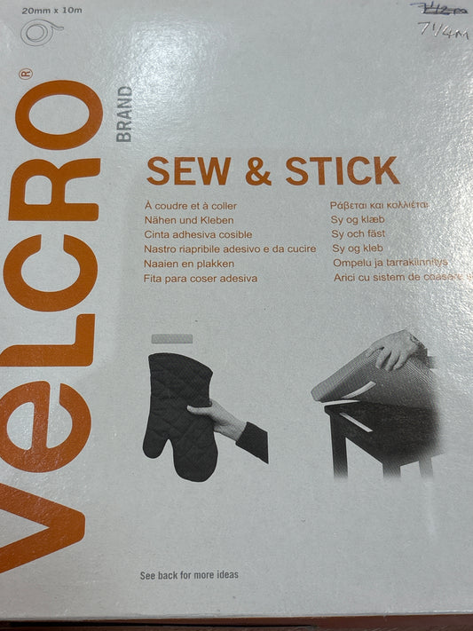 Velcro - Sew & Stick (Price Per 25cm)